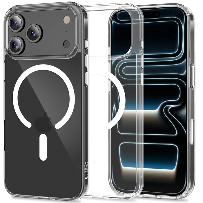 Tech Protect iPhone 17 Pro Max Flexair Hybrid Magsafe transparent